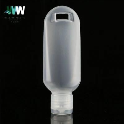 Inverted PE Plastic Lotion Screw Cap Bottle with Screw Cap