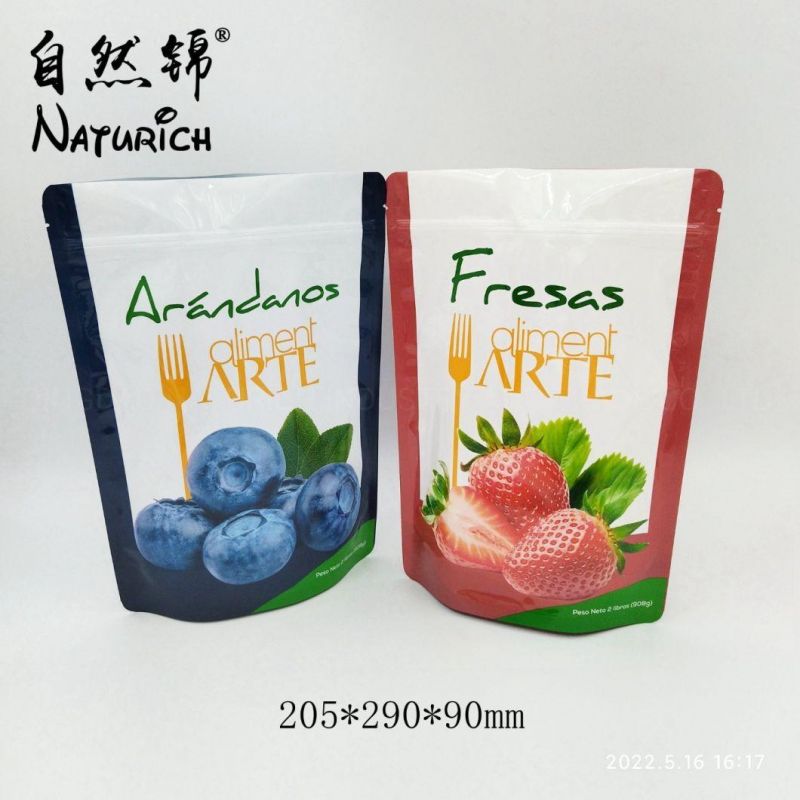 Recyclable Stand up Zipper Bag for Fruit Food Packing Pouch