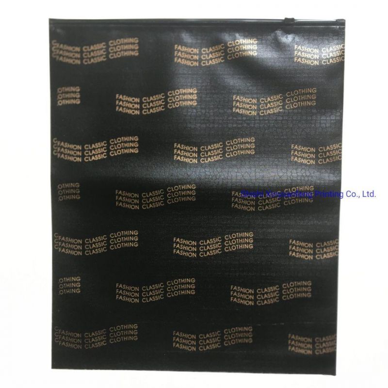 OEM Zipper Bag for Garment Packaging Bag CPE Poly Bag