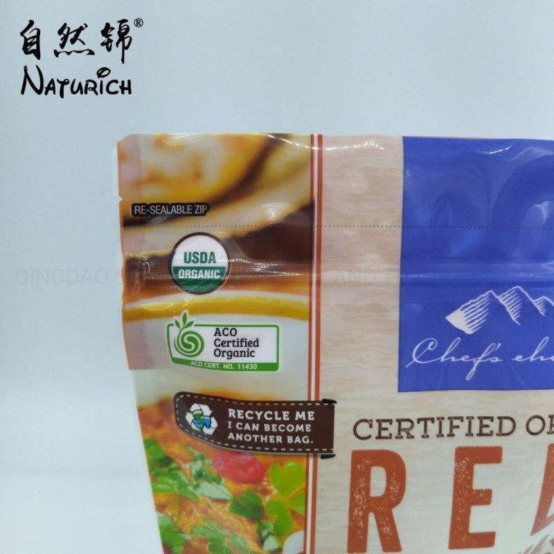 PE/PE Single Material Recyclable Food Packaging Bags with Zipper