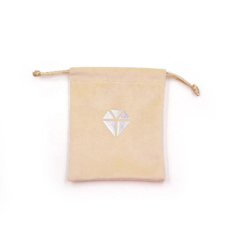 Soft Flap Velvet Jewelry Packaging Pouch with Cute Design