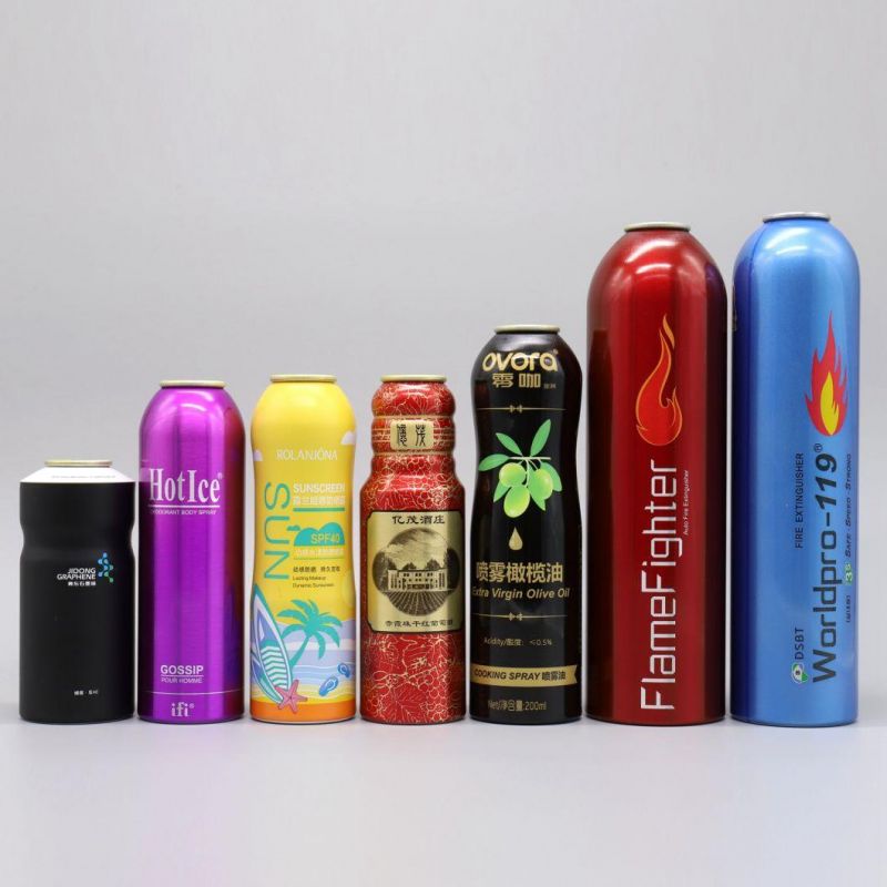 Custom Aluminum Can for Aerosol Fire Extinguisher Usage