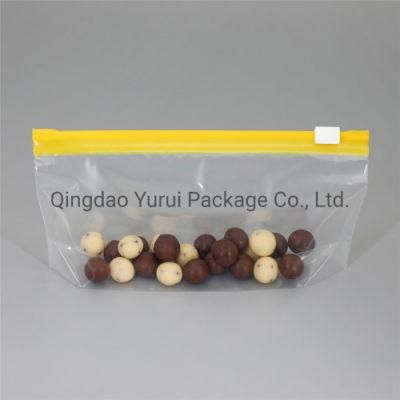 Custom Printing LDPE Snack Size Stand up Food Storage Slider Bag