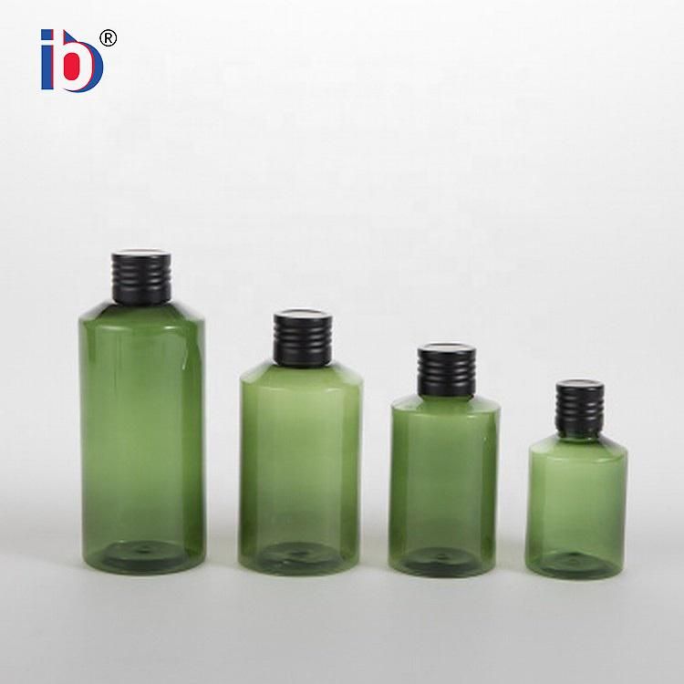 Customized Best Selling Pet Green Cosmetic Bottle Square Small Plastic Bottles