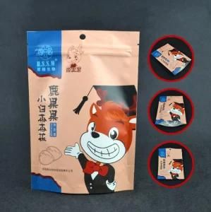 Customzied Aluminum Stand up Plastic Bag for Food Package with Zipper