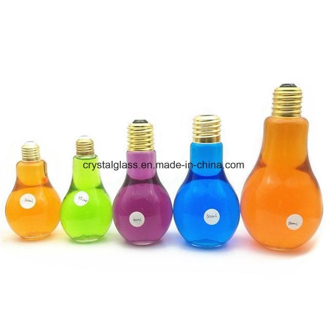 Wide Mouth Frost Glass Water Bottle with Plastic Screw Cap