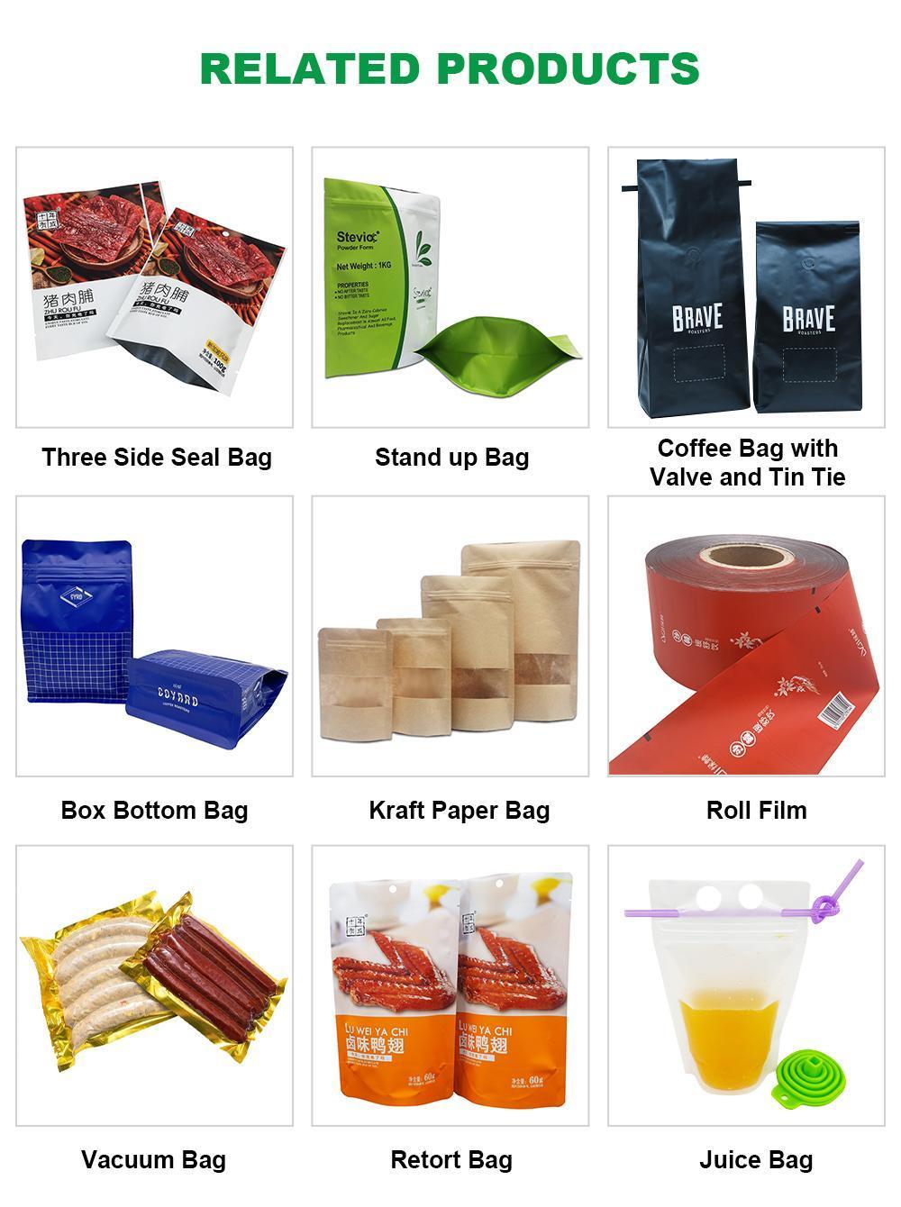 Custom Logo Printed Stand up Flat Bottom Zip Lock Plastic Pet Food Packaging Bag