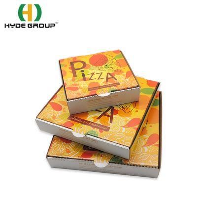High Quality Fast Delivery Environmental Black Pizza Box Custom