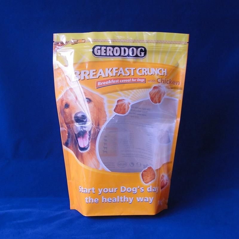 Pet Food Bag, Plastic Food Packaging Bag for Dog Food