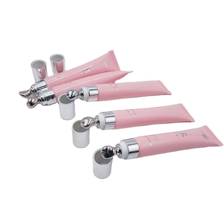 Factory Custom Pink Eyes Cream Tube with Massage Head Packaging