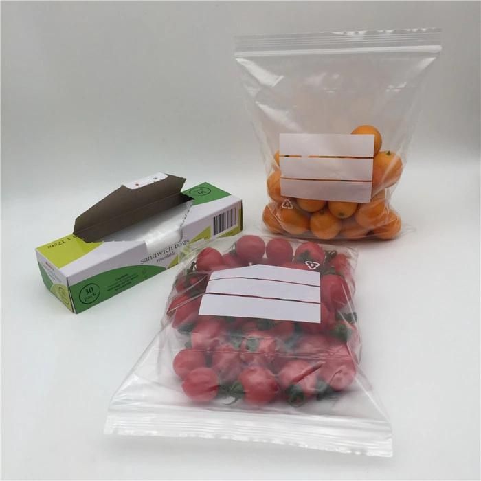 Food Packing Zip Lock Custom Reclosable Bags in Color Box