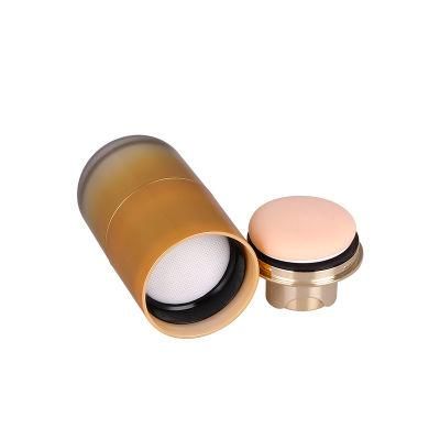 Top Quality Unique Shape Fashion Shell ABS Empty Air Bb Cushion Compact Powder Case with Mirror