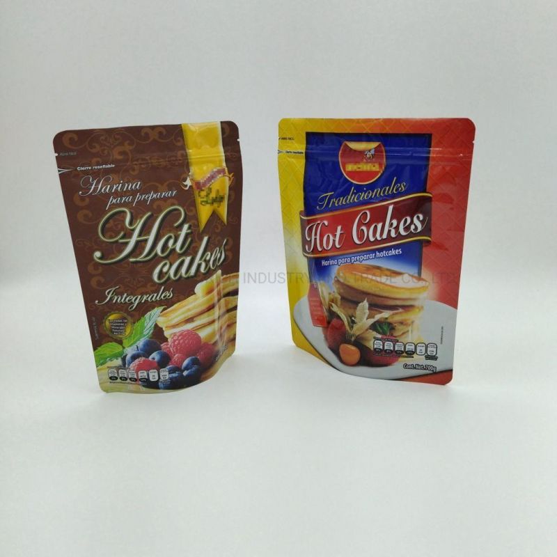 Quad Seal Bag with Zipper and Valve Coffee Packaging Bag