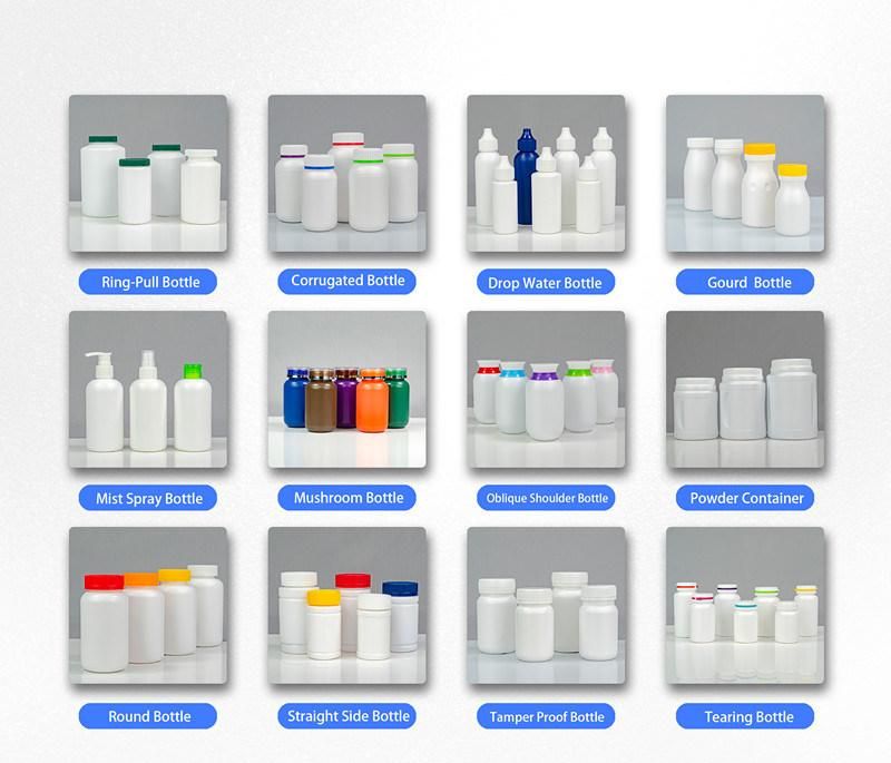 275ml Convenient for Labeling High Quality Hot Sale Customized Food Dietory Supplement Oxygen Resistance Medicine Healthcare Products Round Plastic Bottle