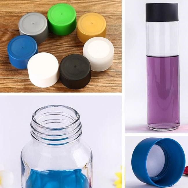 Customized Voss Glass Water Bottles with Plastic Screw Lid