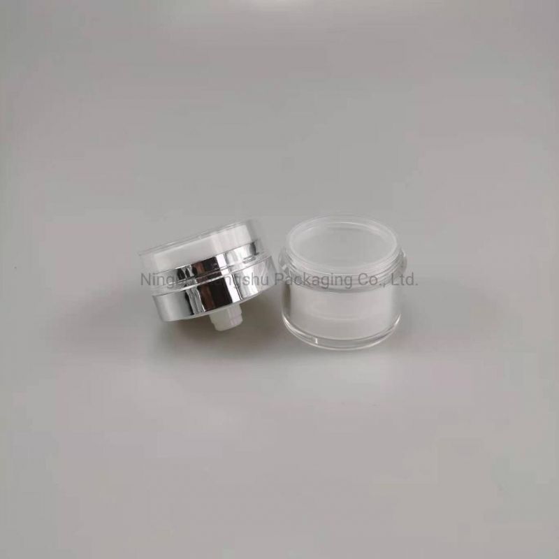 Airless Acrylic Pump Cream Jar Lotion Bottle 30g 50g Cream Bottle