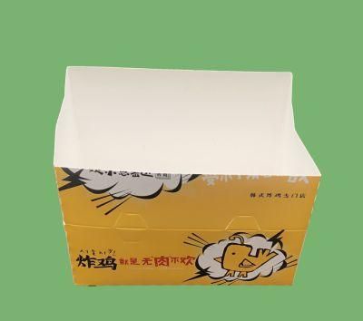 Customized Take out French Fries Fried Chicken Packaging Food Box Printed Disposable Takeaway Fast Food Box