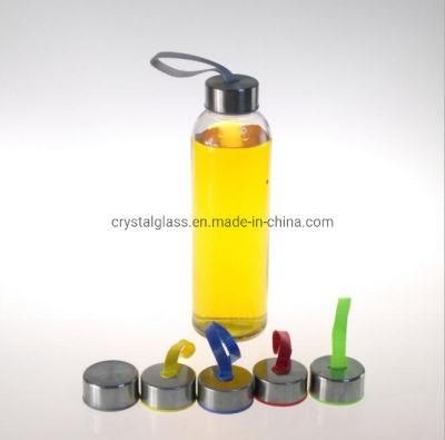 Frosted Sand Blasting Drinking Glass Mineral Warter Bottles 300ml 500ml 750ml Glass Bottle 1L