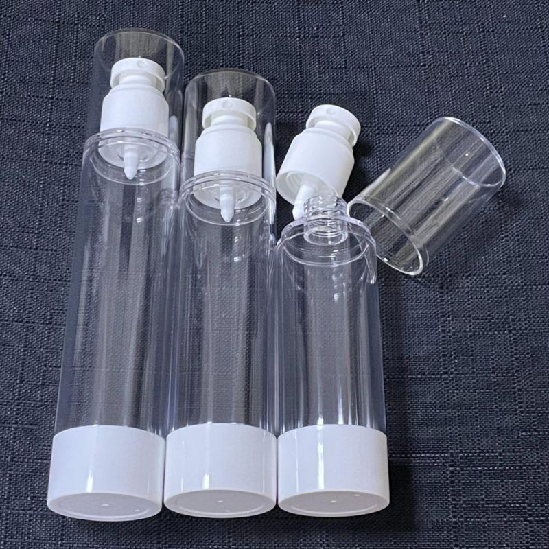 in Stock 80ml 100ml 120ml Mini Atomizer White Head Mist Airless Spray Bottle Packaging Cosmetic Airless Pump Bottle