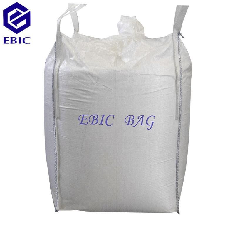 U-Panel Body Corner Loops Fertilizer Cement Sand Mineral Printed Overlocking Sewing Anti-UV Treatment PP Plastic Woven FIBC Ton Super Sack Bulk Jumbo Big Bag