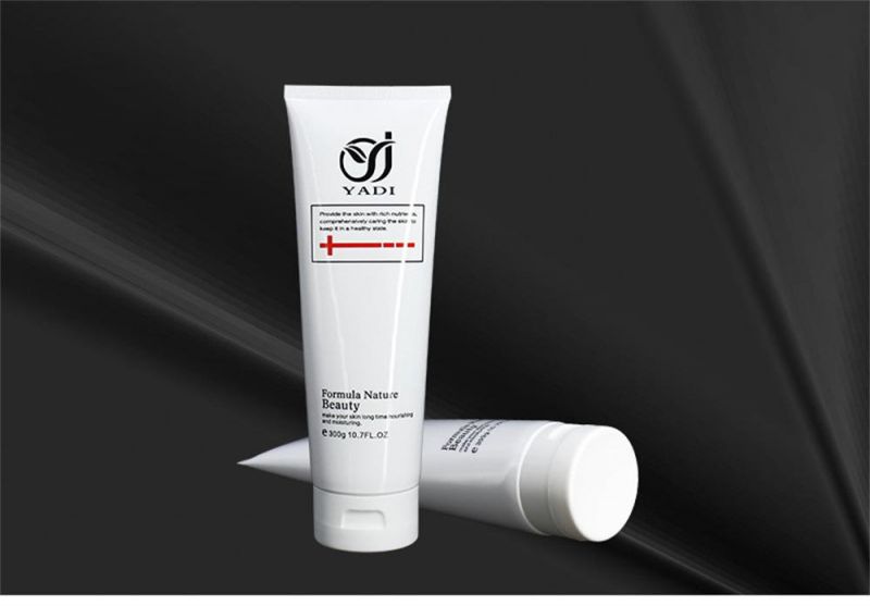 Plastic Tube Cream White Body Cream Tube 200ml 300ml Shampoo Conditioner Tube with Flip Top Lid