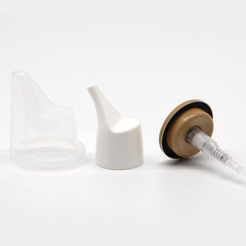 Medical Packaging White Empty Nasal Spray Bottle Pump