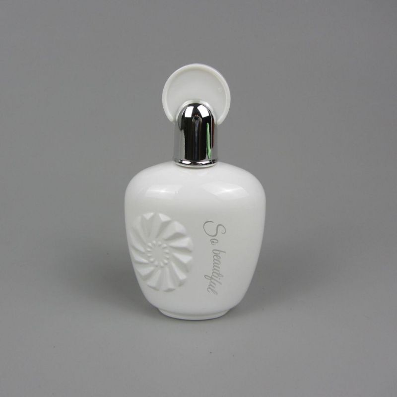 Custom Logo Perfume Glass Spray Bottles 100ml with Plastic Cap