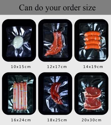 Folding Reusable Big Large Reuseable Transparent Drawstring Mylar Plastic Zipper Vacuum Food Storage Bag for Foldable vacuum