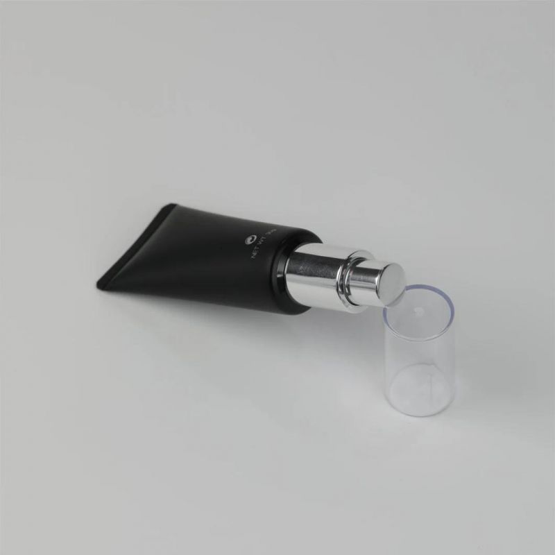 Custom Primer Liquid Foundation Squeeze Tube New Type Airless Pump Cosmetic Packaging Tube