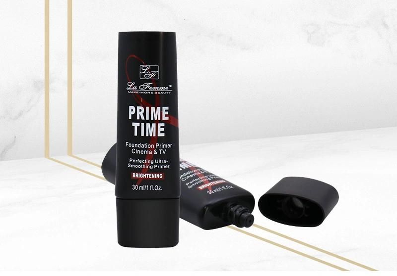 Skincare Packaging Plastic Black Oval 30ml Empty Matte Squeeze Lotion Containers