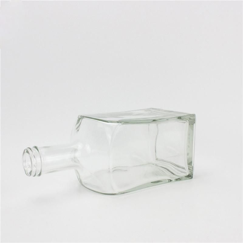 Clear 750ml Spirit Whisky Empty Glass Liquor Bottles Vodka Bottle