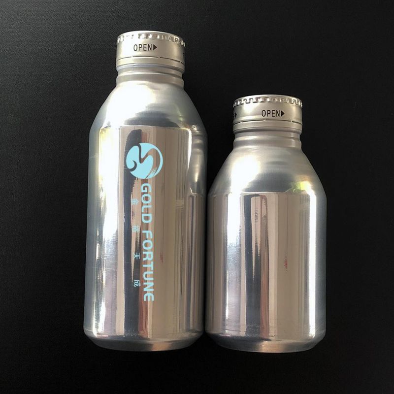 Custom Aluminum Empty Beverage Bottles BPA Free Energy Drink Bottle