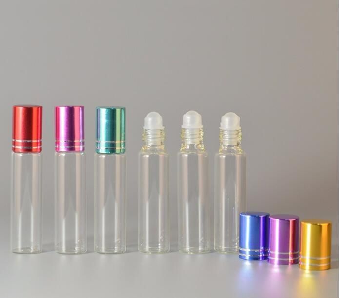 Deodorant Roll on Glass Bottle with Aluminum Cap for Perfume