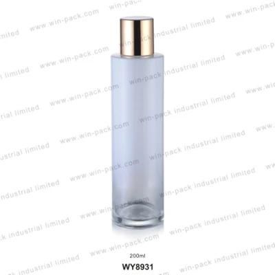 Custom Hot Selling Cosmetic Glass Lotion Bottle 120ml with Aluminum Cap