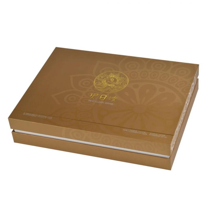 Factory Customized Beauty Make up Silk Printing EVA Form Tray Glitter Glossy Coating Package Jewelry Beauty Box