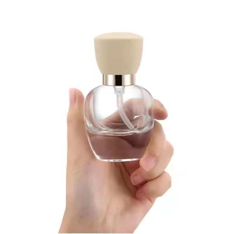 40ml 50ml Dumpling Shaped Liquid Foundation Glass Bottle Serum Glassware Emulsion Dropper Essence Glass Container Moisturizer Cream Cosmetic Case