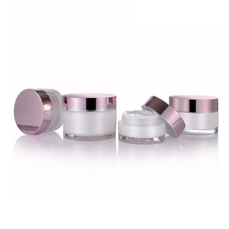 Professional Round Shape Luxury Cosmetics Cream Acrylic Jar