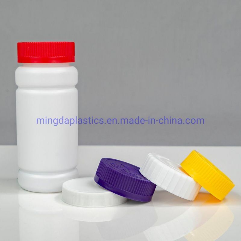 188ml Healthcare Supplement Plastic Packaging White HDPE Medicine Round Bottle