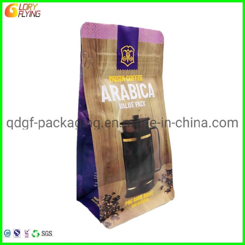 Coffee Packaging Tea Bag with Tin-Tie for Food Packaging