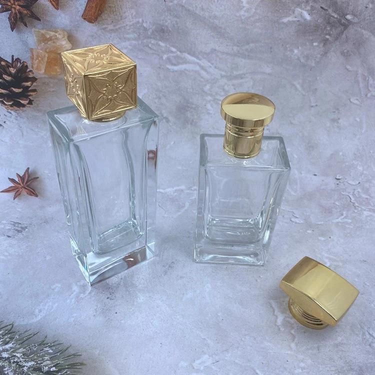 China Transparent/ Custom Luxury Wholesale Empty Cosmetic Packaging Clear Perfume Glass Bottle