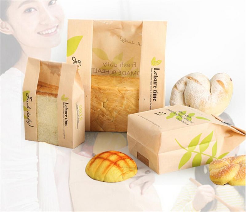 Auto Machine Make Paper Bread Bag - Bakery Packaging Paper Bag