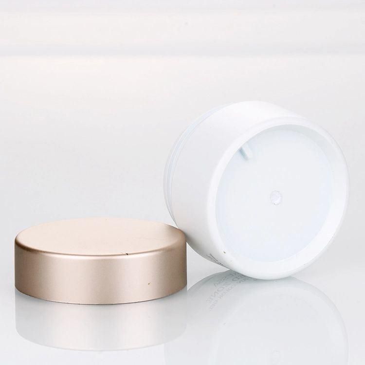 Elegant 8g White Eye Cream Plastic Container Cosmetic Jars