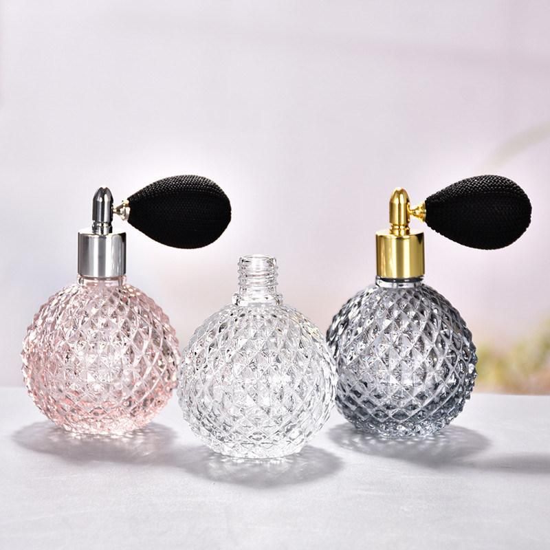 100ml Colorful Airbag Perfume Spray Bottle Gasbag Balloon Fragrance Bottle Atomizer Glass Essential Oil Bottles