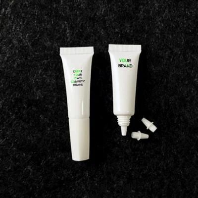 White Black Squeeze Liquid Facial Cleanser Cosmetic PE Plastic Soft Tube