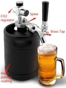 64oz 2L Mini Keg Growler Beer Cooler with CO2