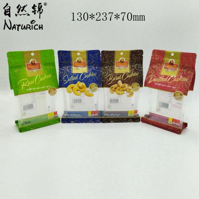 Kraft Tin Tie Cookie / Snack / Nut Bag/Pouch with Window Manufacturer