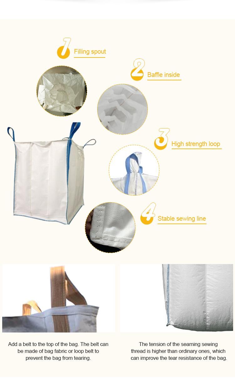 1 Ton Big Bag FIBC Factory Bulk Sack Supplier