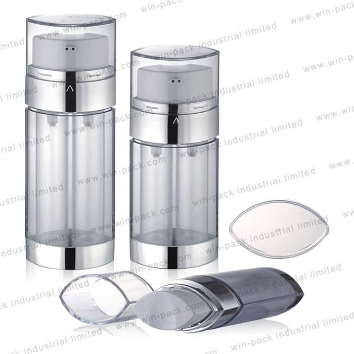 Empty Hot Selling Skincare Double Chamber Lotion Bottle for Cosmetic