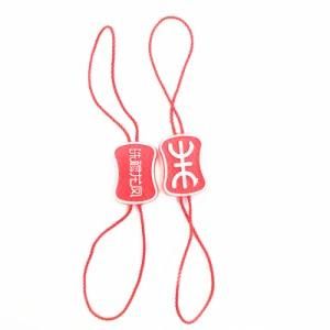 Custom Design Plastic Clothing Garment Seal String Hang Tag