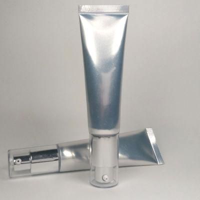 10ml 15ml 30ml 50ml 90ml 100ml Plastic Lotion Tube Cosmetic PE Tube with Airless Pump